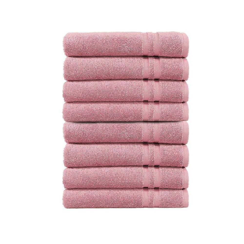 

Linum Home Textiles Denzi Набор полотенец для рук из турецкого хлопка, 8 шт., цвет Tea Rose