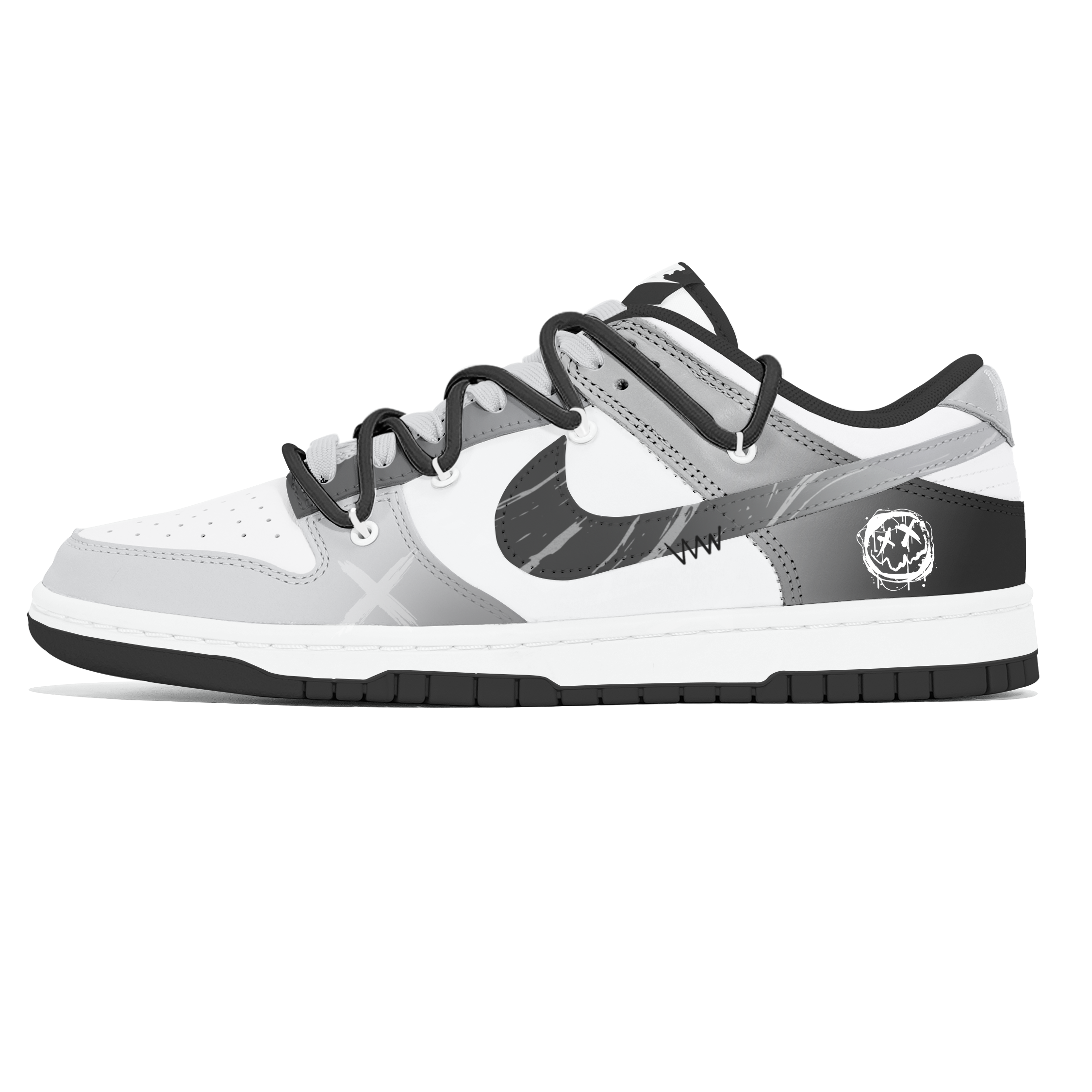 

Nike Кроссовки для скейтбординга Dunk, износостойкие, белые, мужские