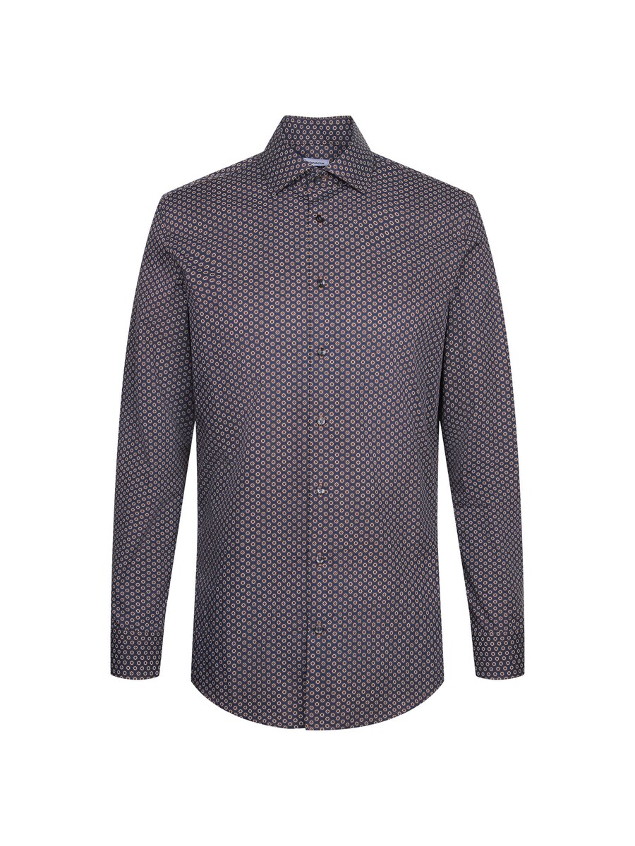 

Рубашка делового кроя Slim Fit SEIDENSTICKER Schwarze Rose, синий