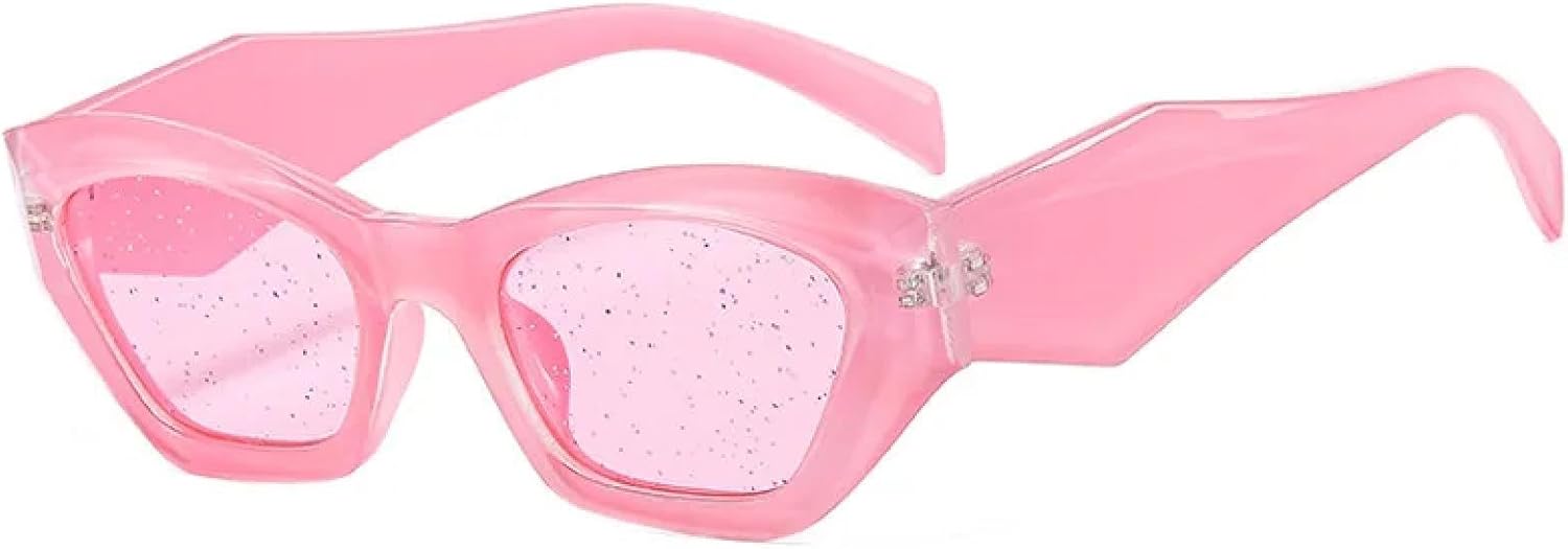 

Солнцезащитные очки с защитой от УФ-излучения UV400 | Маленькие, в стиле панк, женские | Для женщин и мужчин, для занятий спортом на открытом воздухе и вождения DSVIGF, C5pink-pink