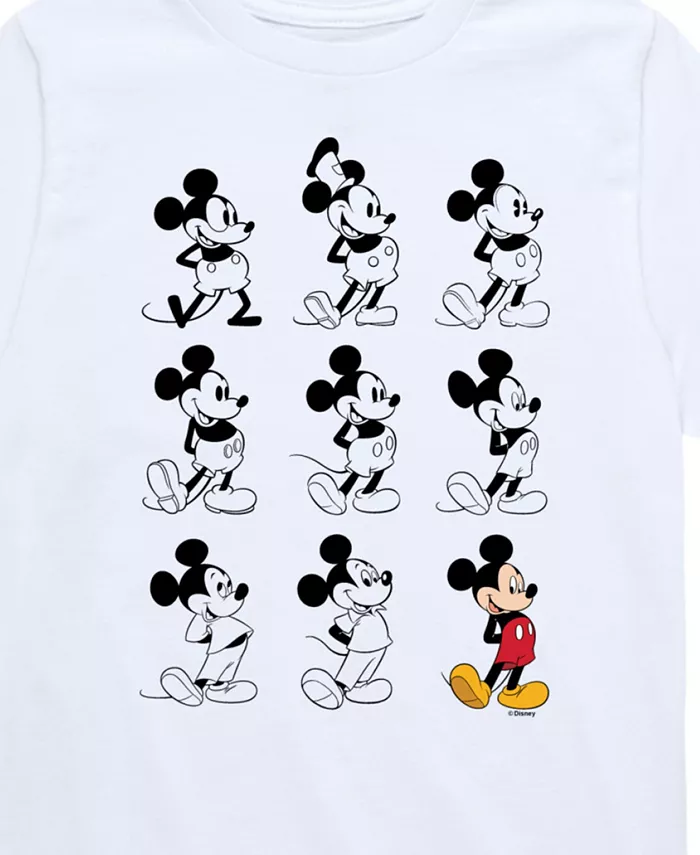 Футболка для мальчиков с принтом Микки Мауса Disney, белый — фото 3