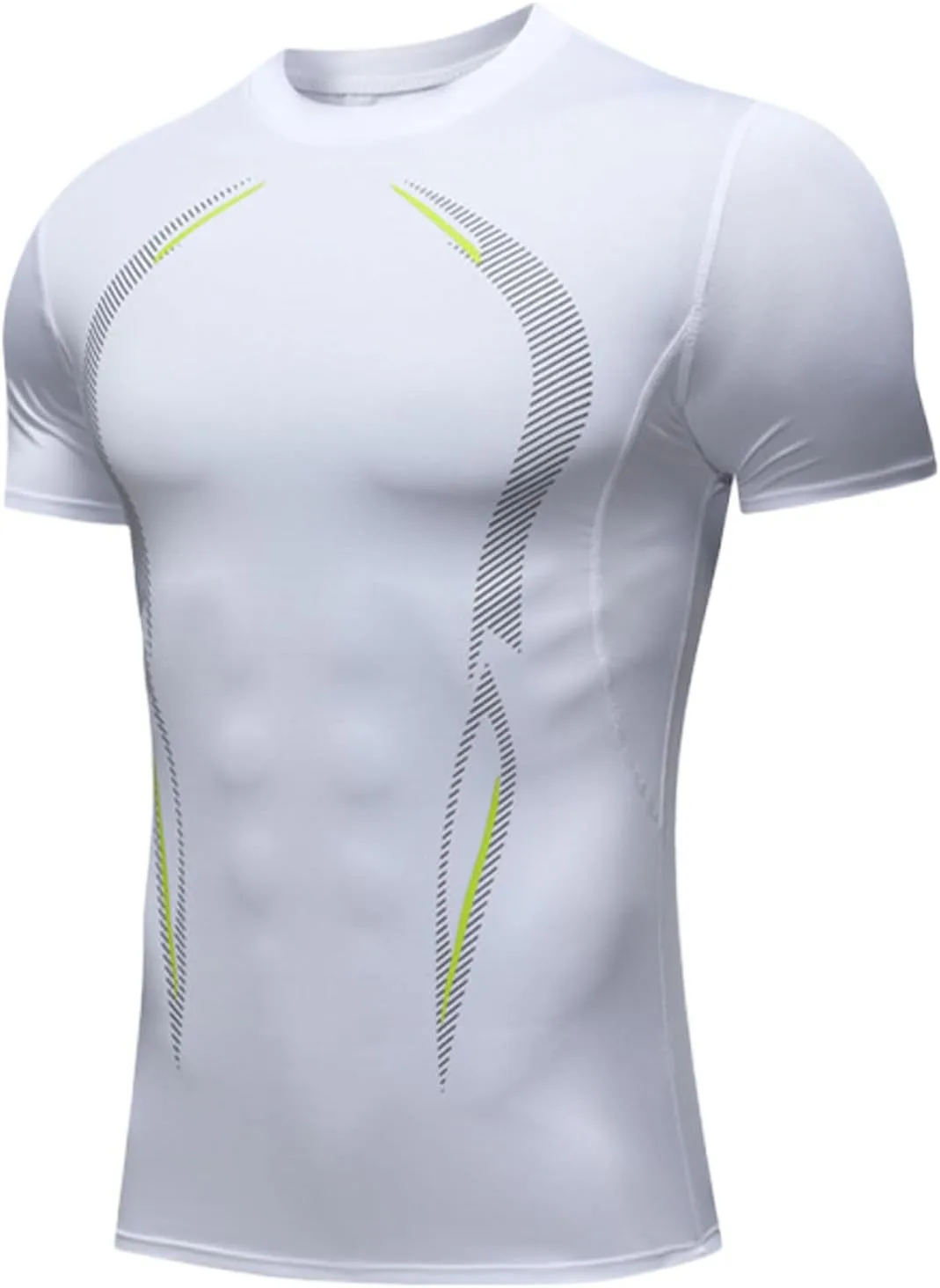 

Мужская компрессионная футболка с коротким рукавом для тренировок Sdeycui