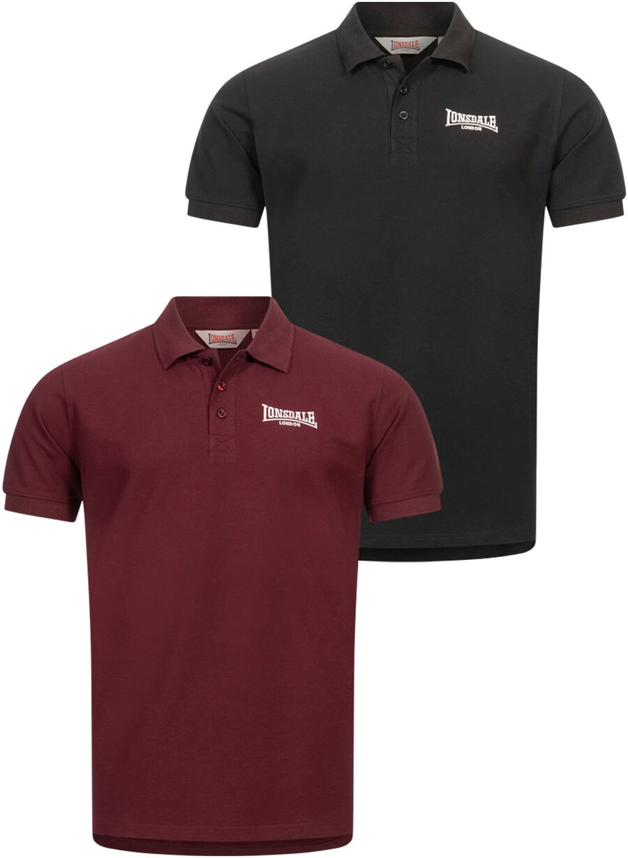 

Рубашка LONSDALE, цвет Wine red/Black