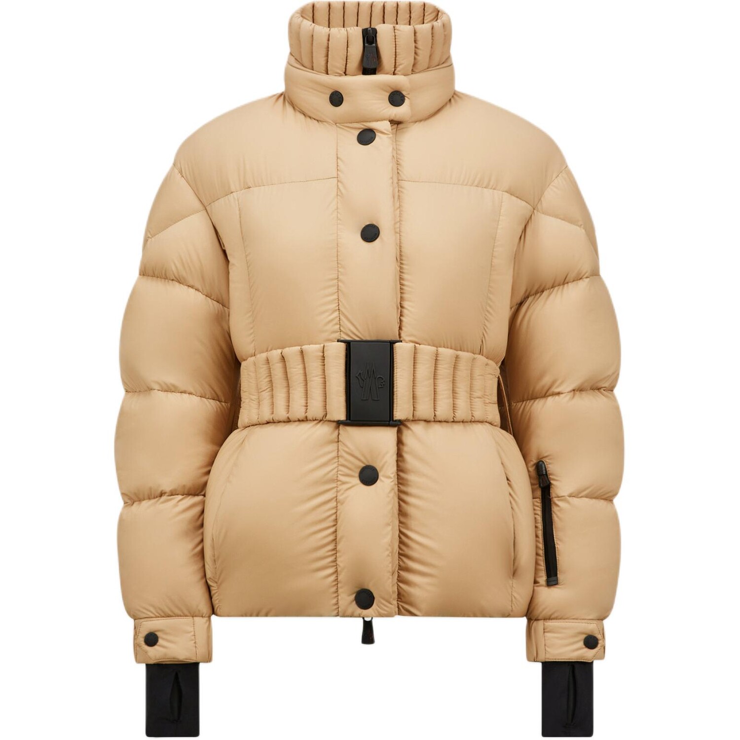 

Пуховик женский светло-коричневый Moncler