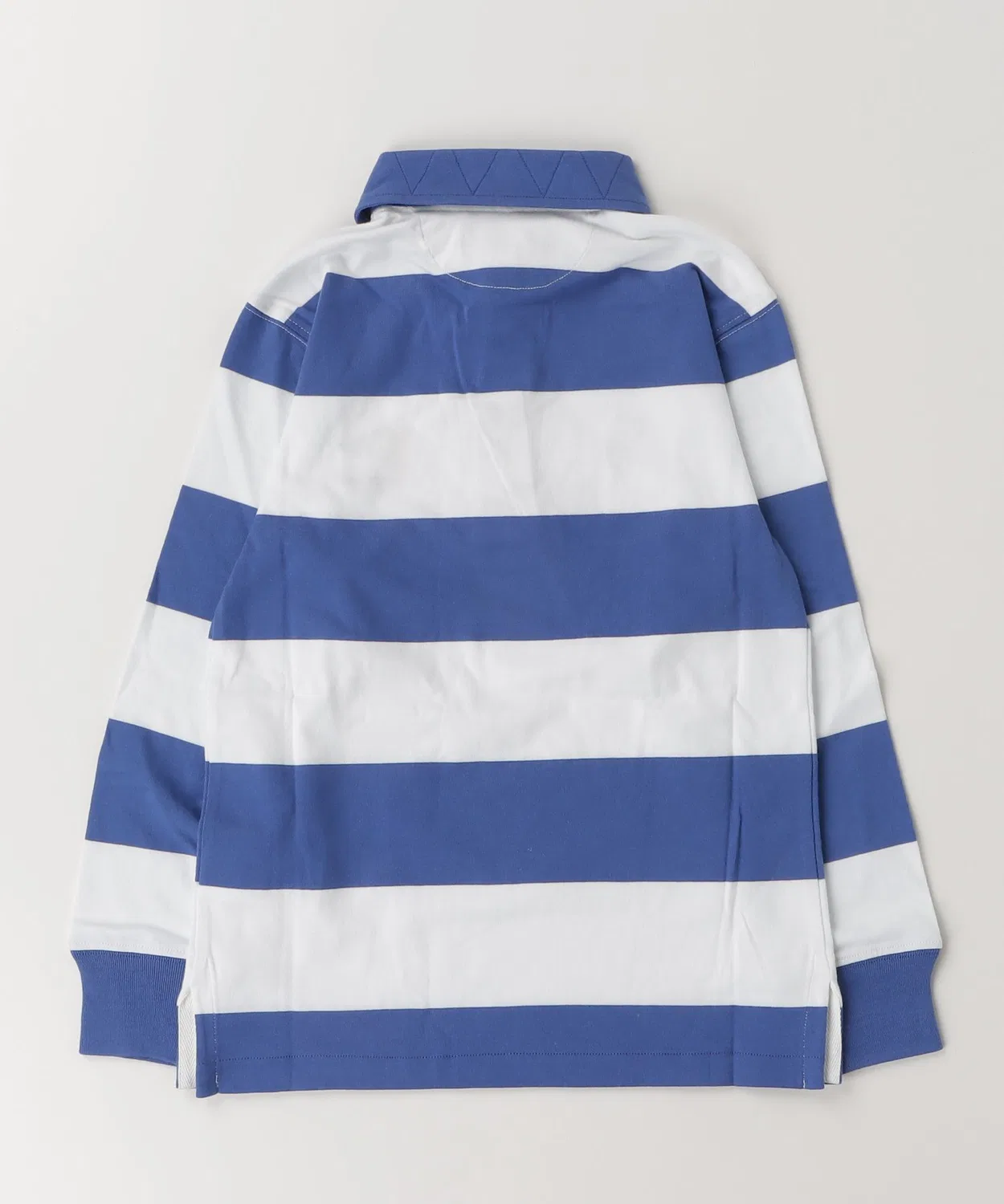 Рубашка-регби хлопковая Polo Ralph Lauren с полосками, белый — фото 4