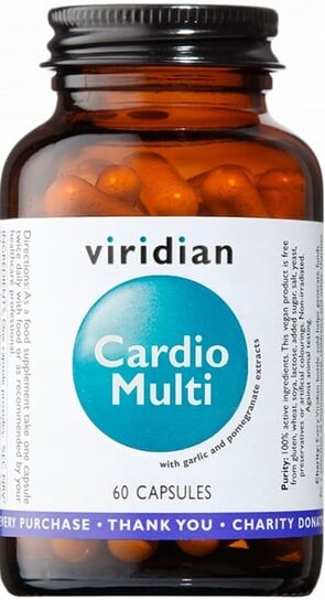 

Viridian, Cardio Multi, витамины и минералы, 60 капсул.