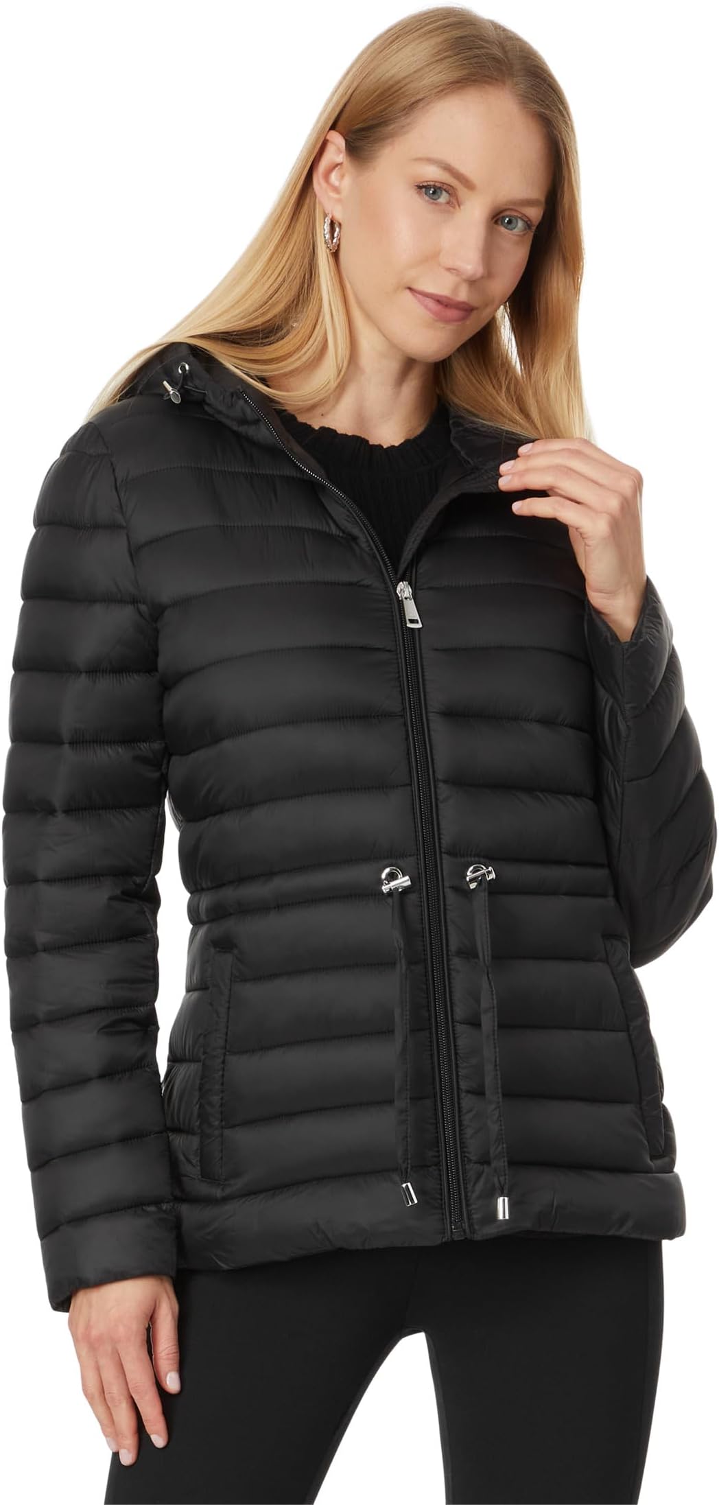 

Анорак Lauren Ralph Lauren Metallic Puffer Anorak, черный