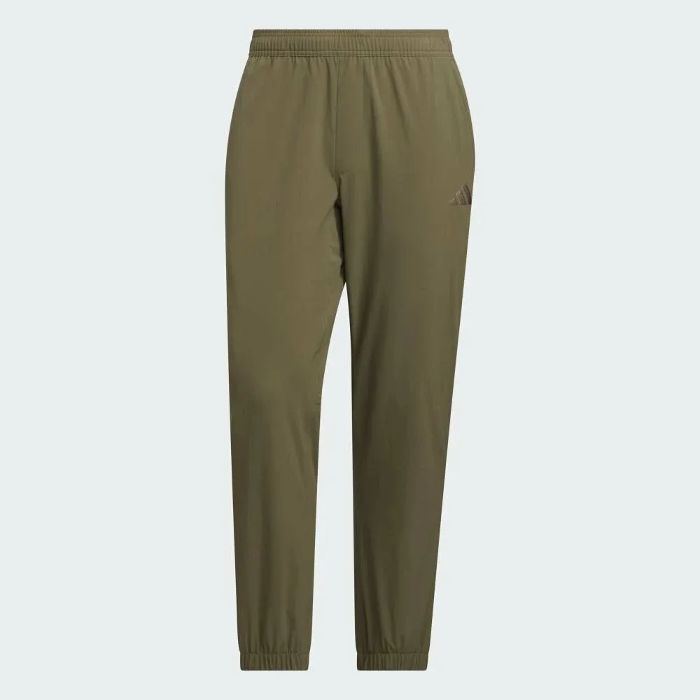 Спортивные брюки Essential Plus Regular Fit Stretch Woven Full-Length Jogger Pants Adidas, green — фото 4