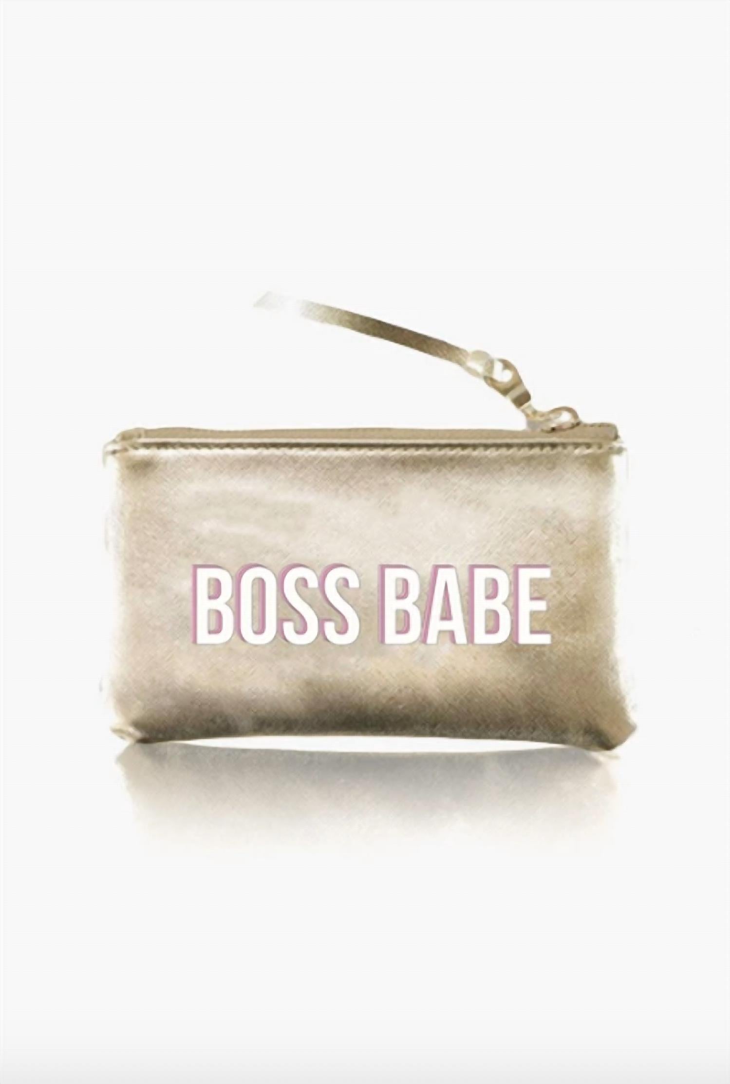 

Сумка Boss Babe в золоте LA Trading Co, золотой