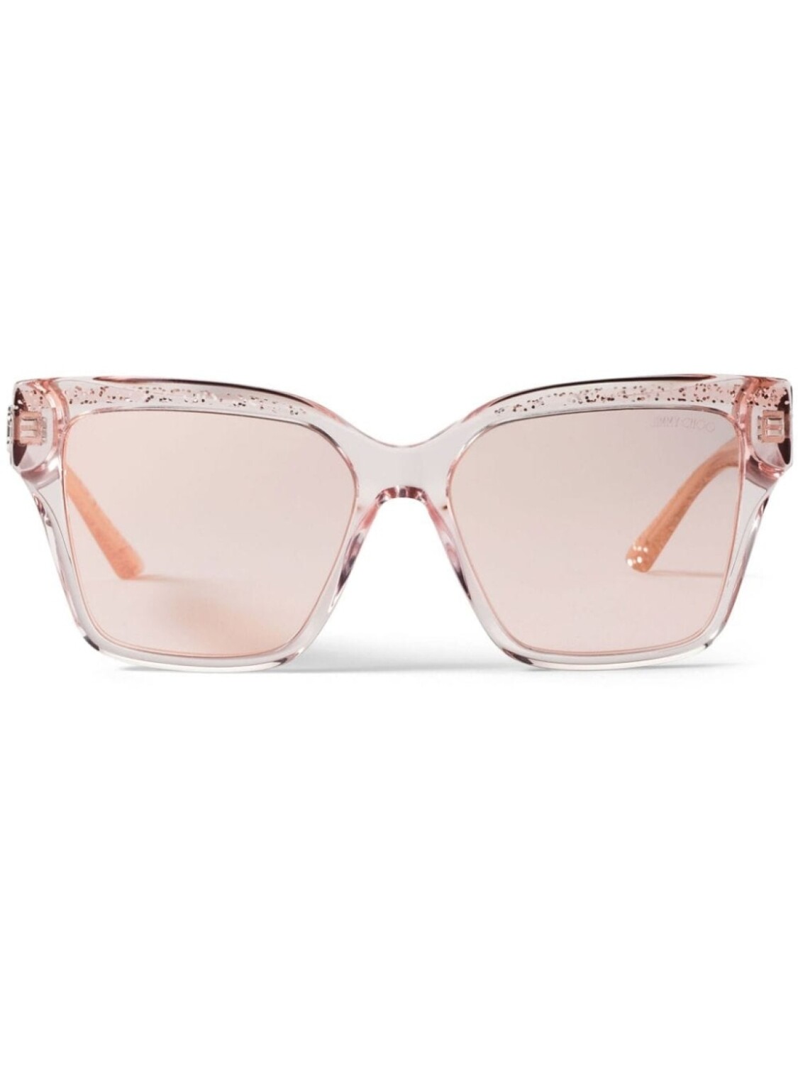 

Jimmy Choo Eyewear солнцезащитные очки Giava в квадратной оправе, розовый