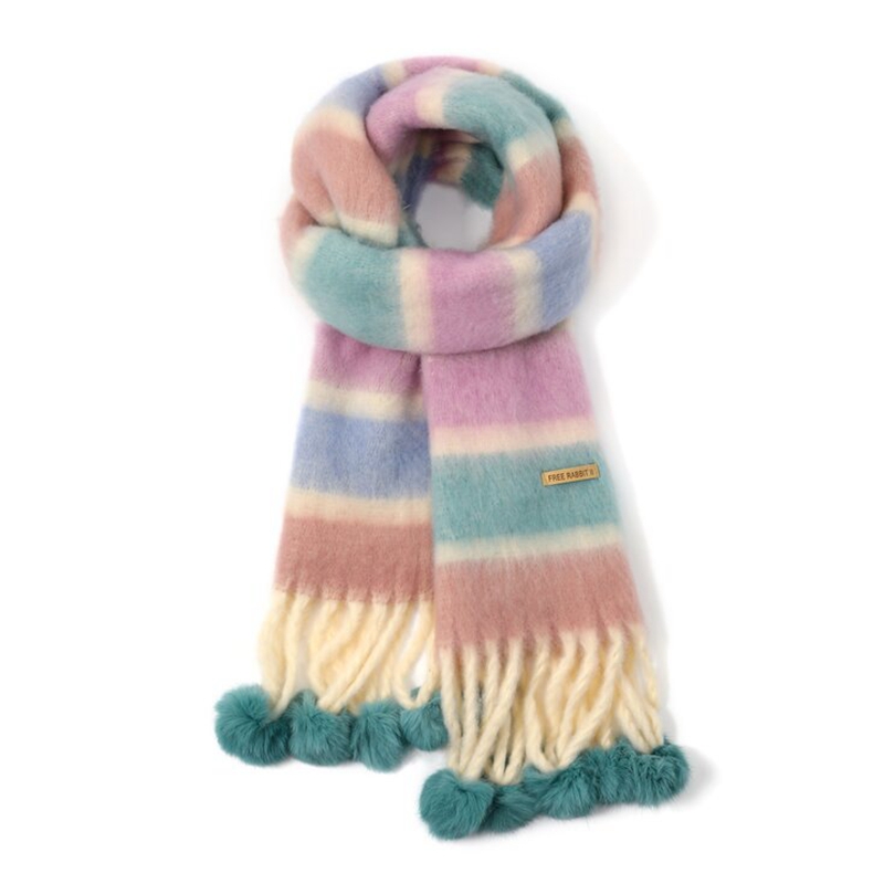 

Вязаный шарф унисекс FREE RABBITⅡ