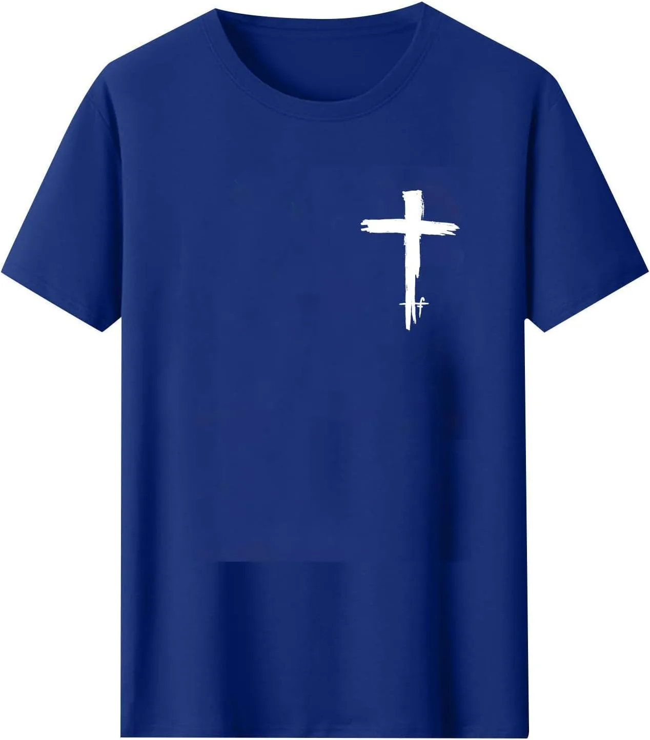 Футболка мужская Jesus Cross Faith Vintage, летняя, с коротким рукавом — фото 4