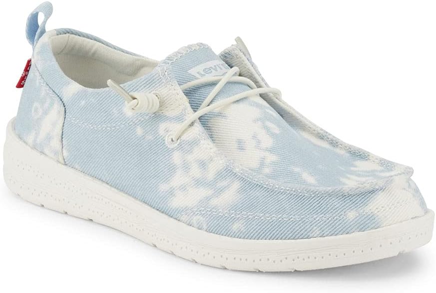 Кроссовки Levi's Kids Newt TD CVS Slip-on Unisex Tie Dyed Canvas Fashion Sneaker, Blue