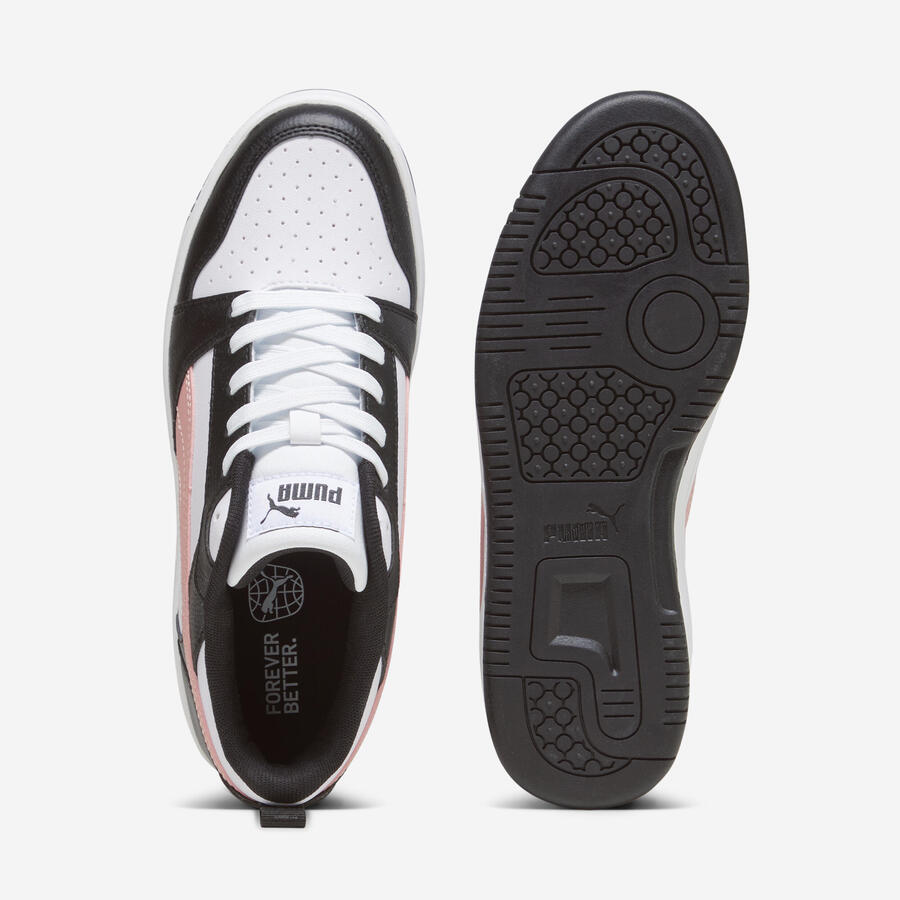 Кроссовки женские PUMA - Rebound чёрно-розовые — фото 4