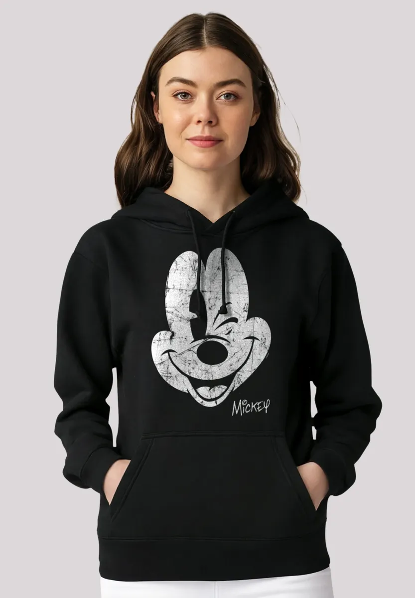 

Толстовка F4NT4STIC "Disney Mickey Mouse Face Vintage Look", качество премиум-класса, черный