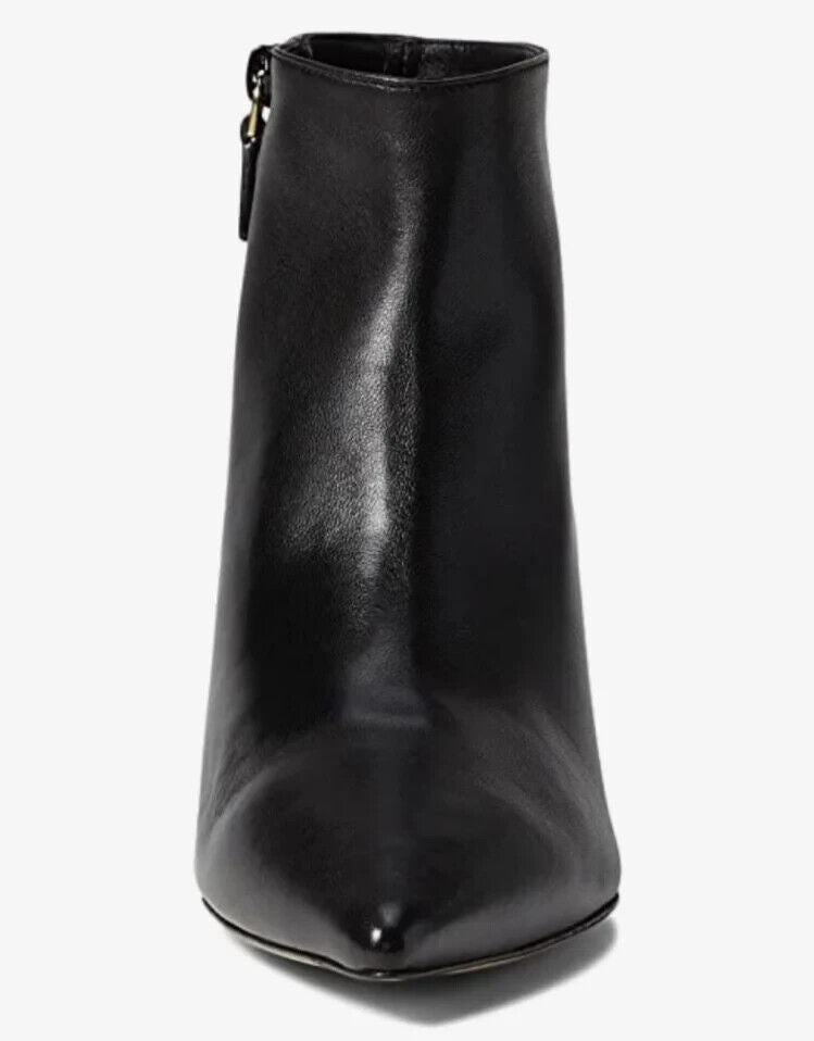 Stuart Weitzman Stuart 75 Ботинки Женские 10 Черные Кожаные Ботильоны На Платформе KHD953 — фото 3