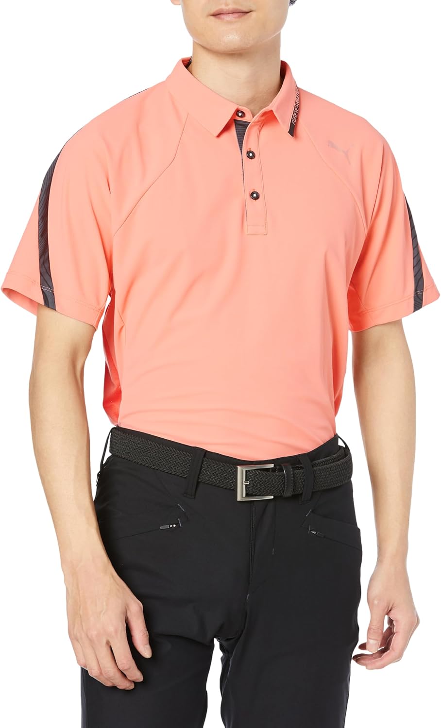 

Футболка-поло PUMA GOLF PF Stretch Combi Neck с коротким рукавом, мужская, 627601