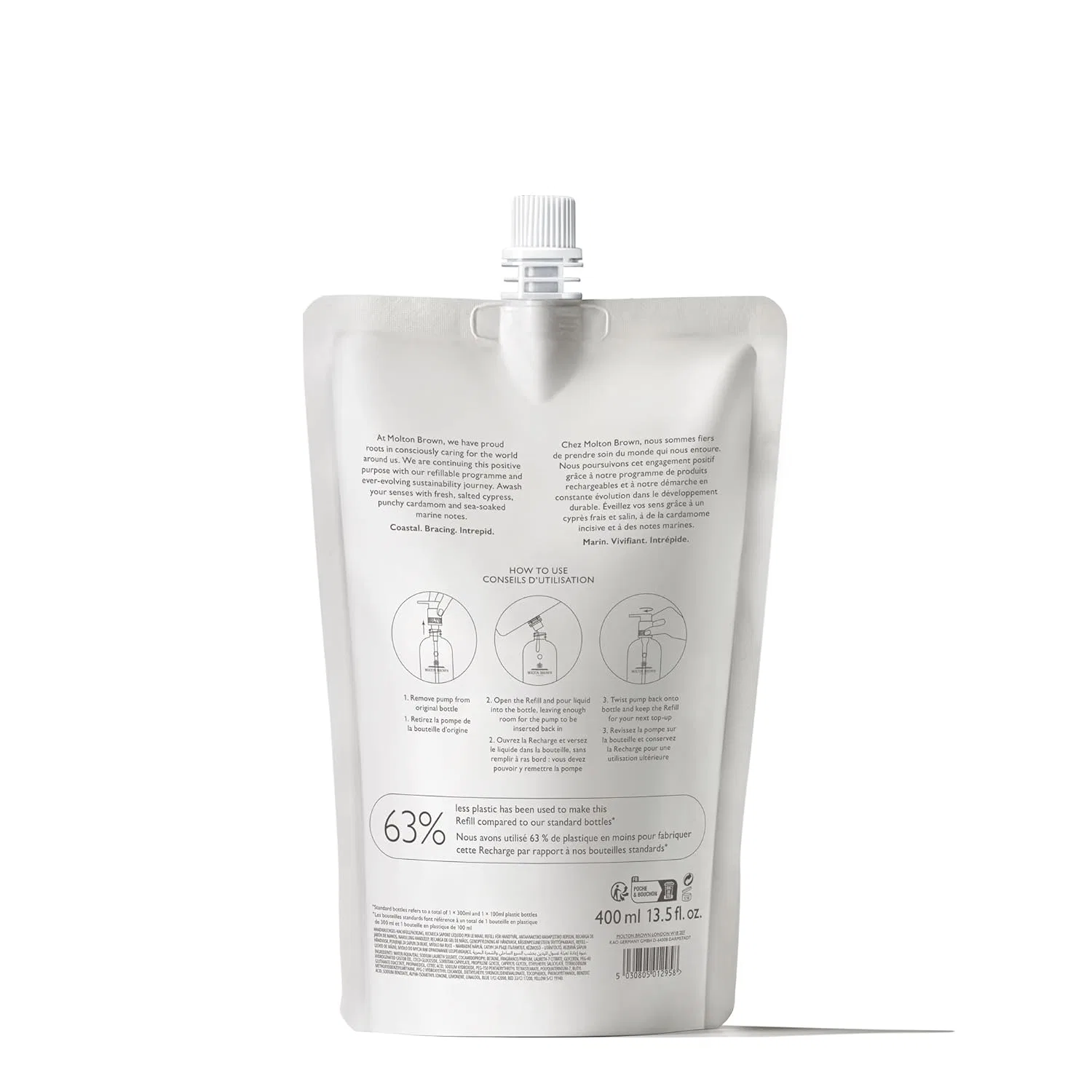 Запасной блок жидкого мыла Molton Brown Coastal Cypress & Sea Fennel, 400 мл Molton Brown — фото 2