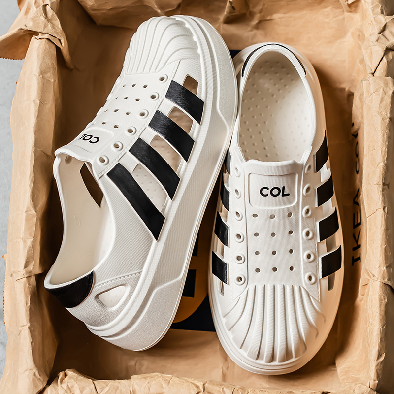 Клоги мужские Qiandongmeili, черный — фото 4
