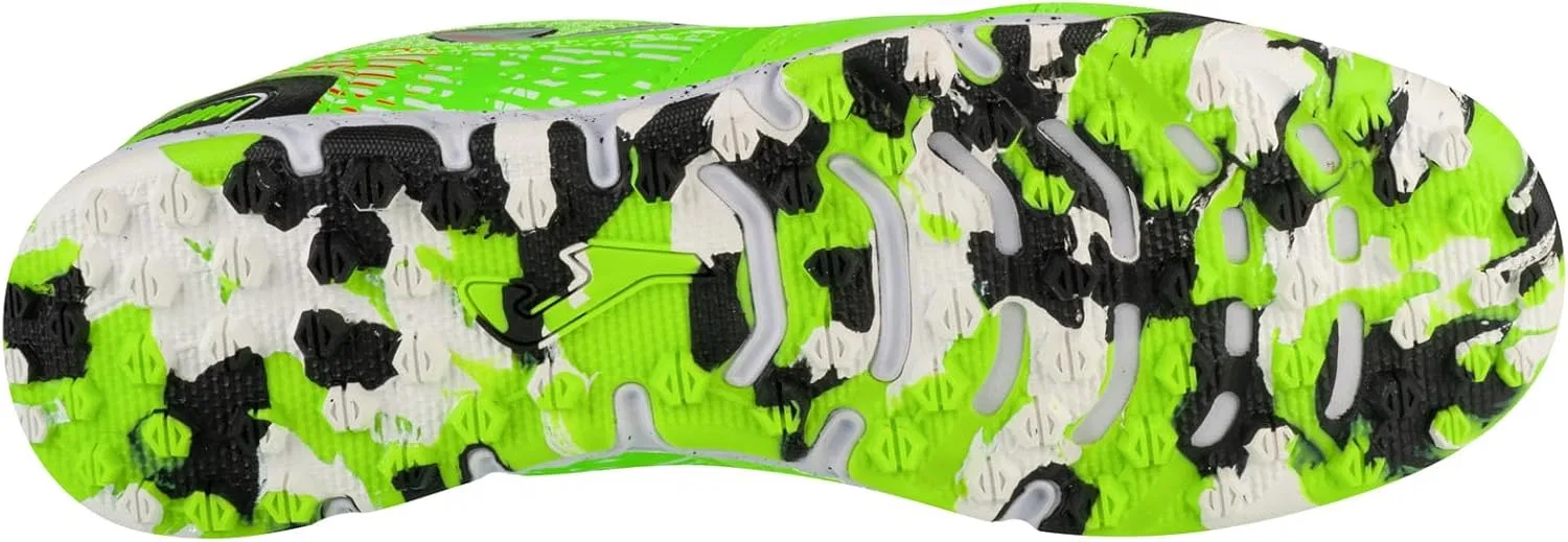 Мужские кроссовки для газона Joma Mundial 2511 TF MUNS2511TF, зелено-флуоресцентные/серебристые — фото 4