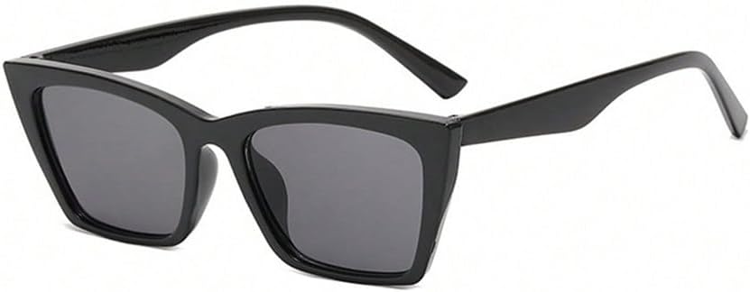 

Винтажные солнцезащитные очки «кошачий глаз» для женщин, маленькая оправа, ретро-очки в стиле «кошачий глаз», модные очки с защитой от УФ-излучения UV400 HYYZZC, Black