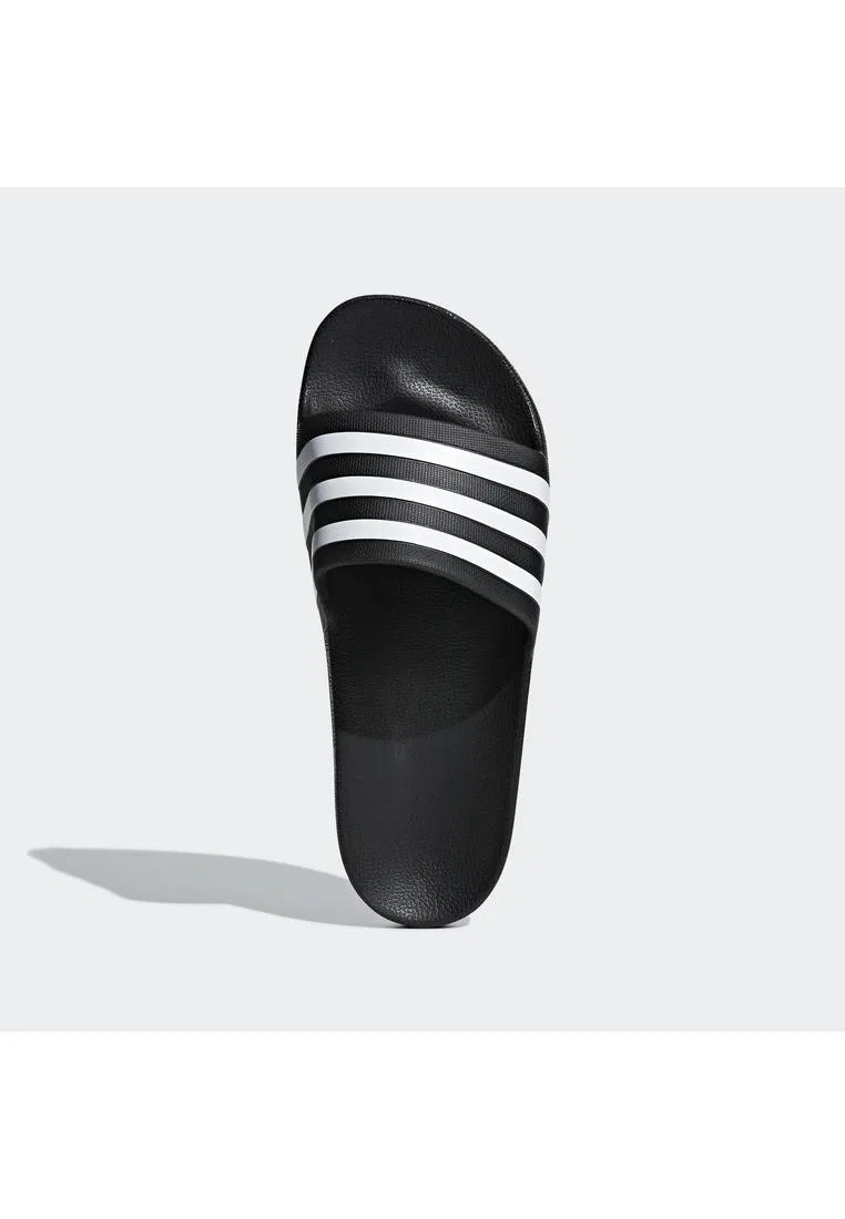 Шлепанцы, водоотталкивающие, Adilette Aqua, Adidas, белый/черный — фото 2