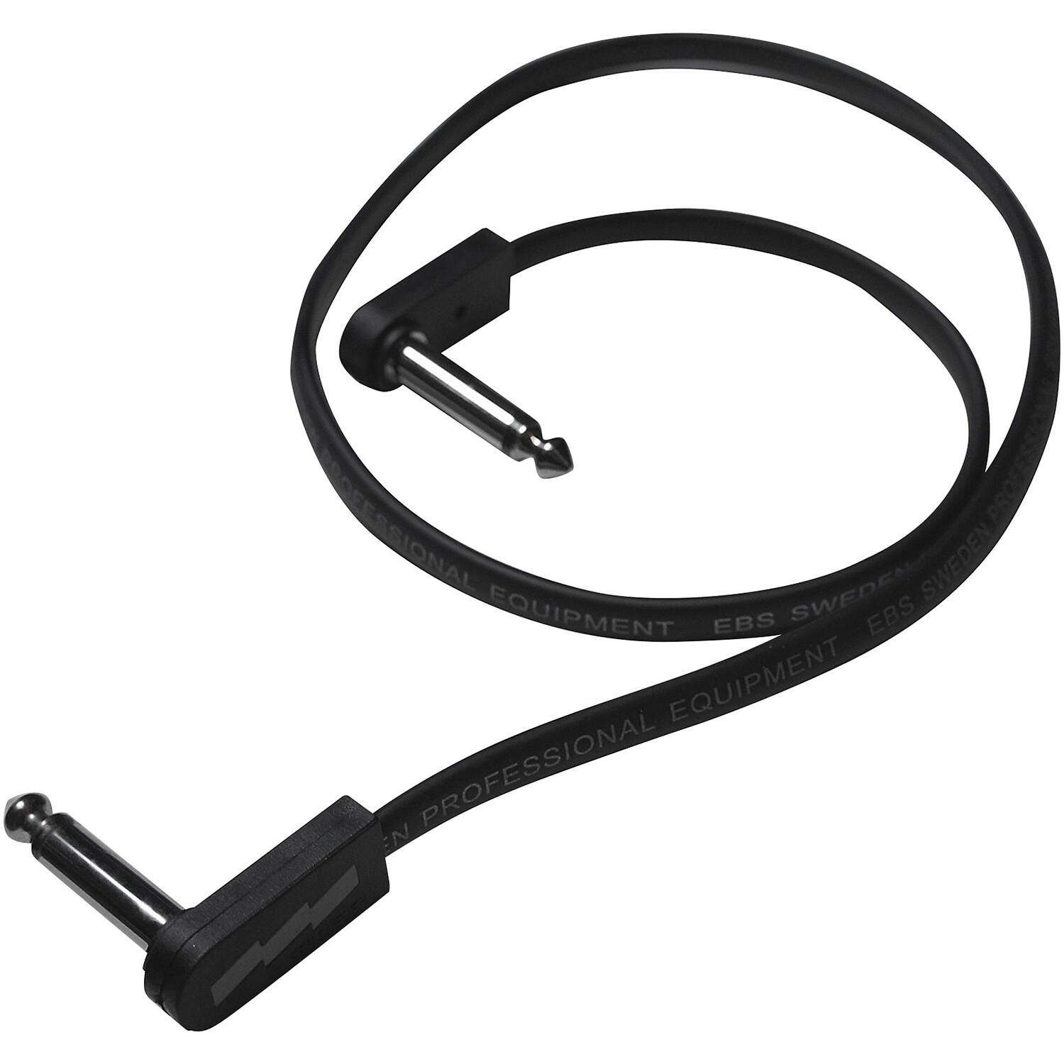 

Плоский патч-кабель EBS PCF-DL Deluxe EBS, 23,62 дюйма, черный и серебристый