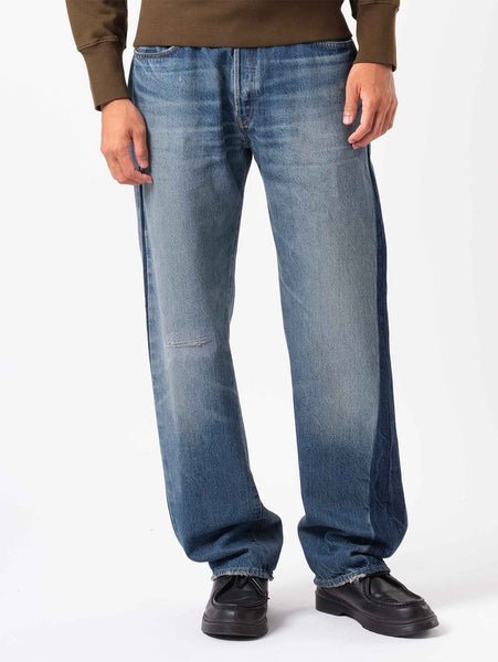 Винтажная одежда LEVI'S 1955 501 Джинсы, цвет индиго, средний размер Levi's, Medium Indigo - Worn In — фото 3