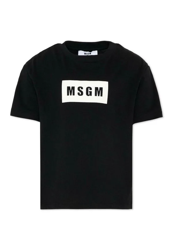 Футболка с принтом Msgm, Black