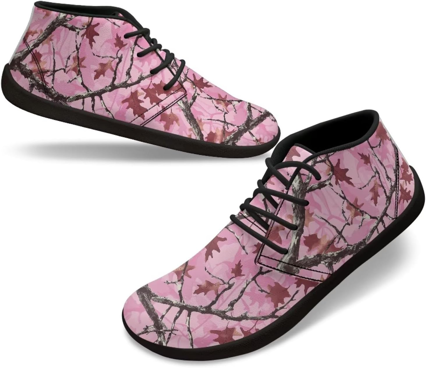 

Мужские кроссовки с модной подошвой нулевого наклона, противоскользящие, для бега, прогулок и походов Xixirimido, розовый