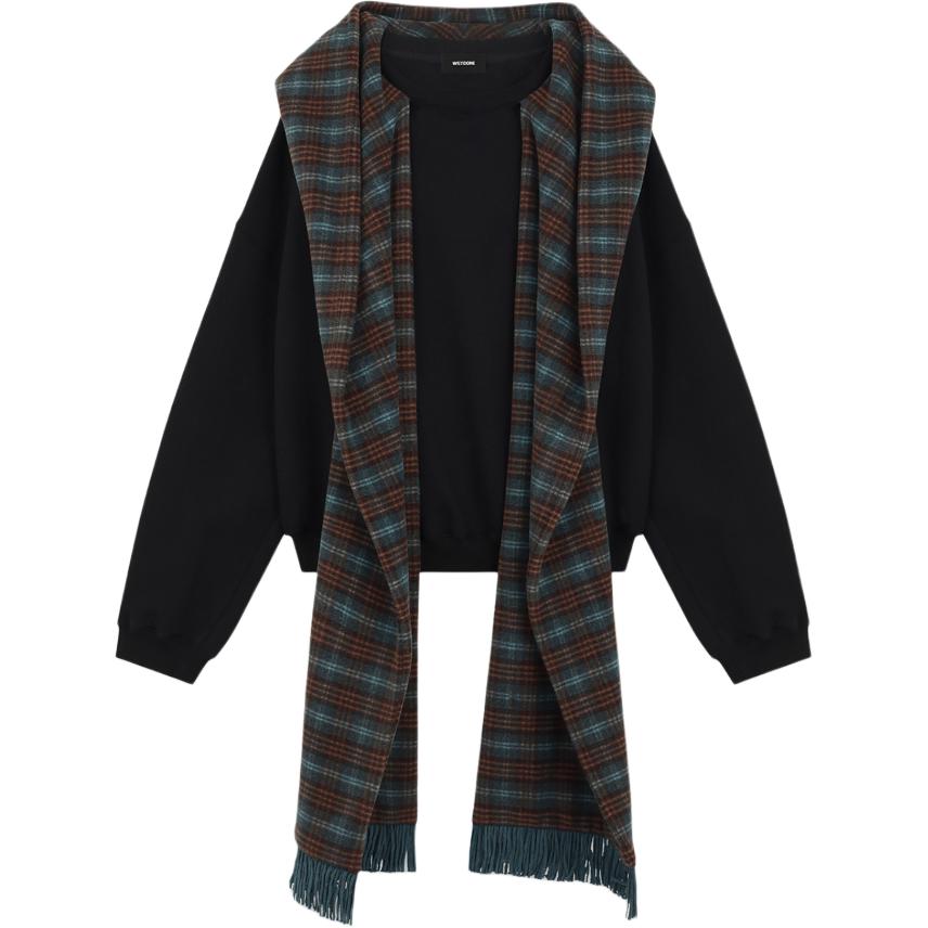 

WE11DONE Свитшот мужской черный