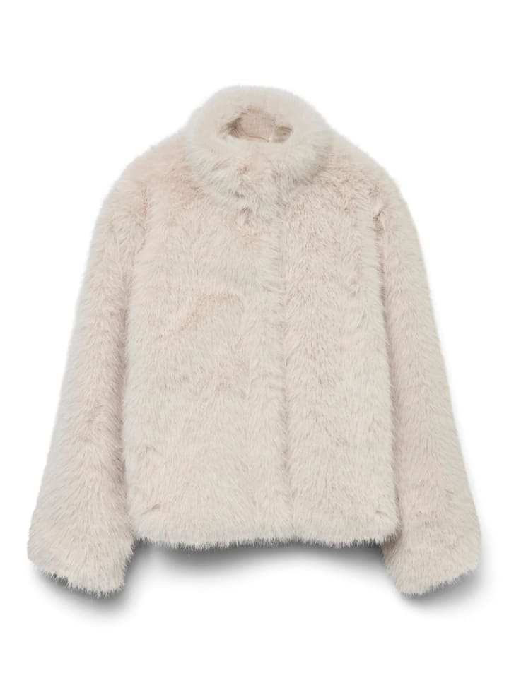 

Куртка из искусственного меха овсяного цвета Vero Moda