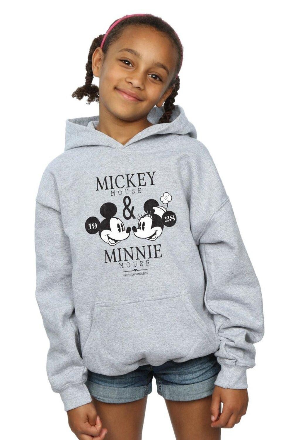 

Толстовка с Микки и Минни Маус Mousecrush Mondays Disney, серый