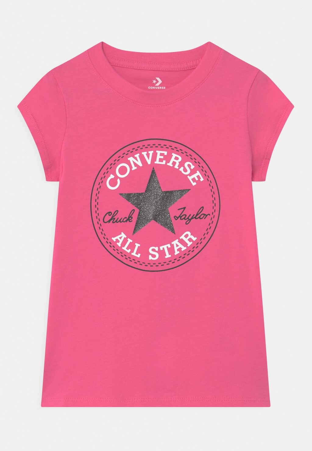 

Футболка с принтом Chuck Patch Converse, цвет mod pink
