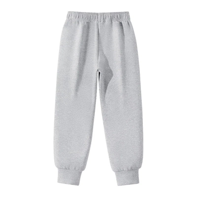 Спортивные штаны для детей Light Heather Gray/PK Yellow White Label K PEAK — фото 3