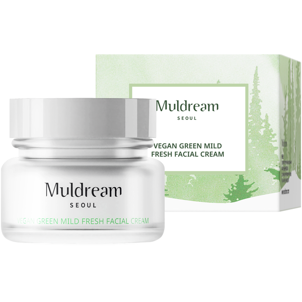 

Балансирующий крем для лица, 60 мл Muldream Vegan green mild