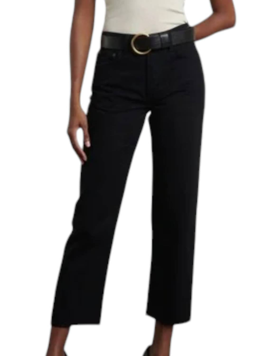 

Джинсы Tommy High Rise Straight Leg черного цвета Boyish