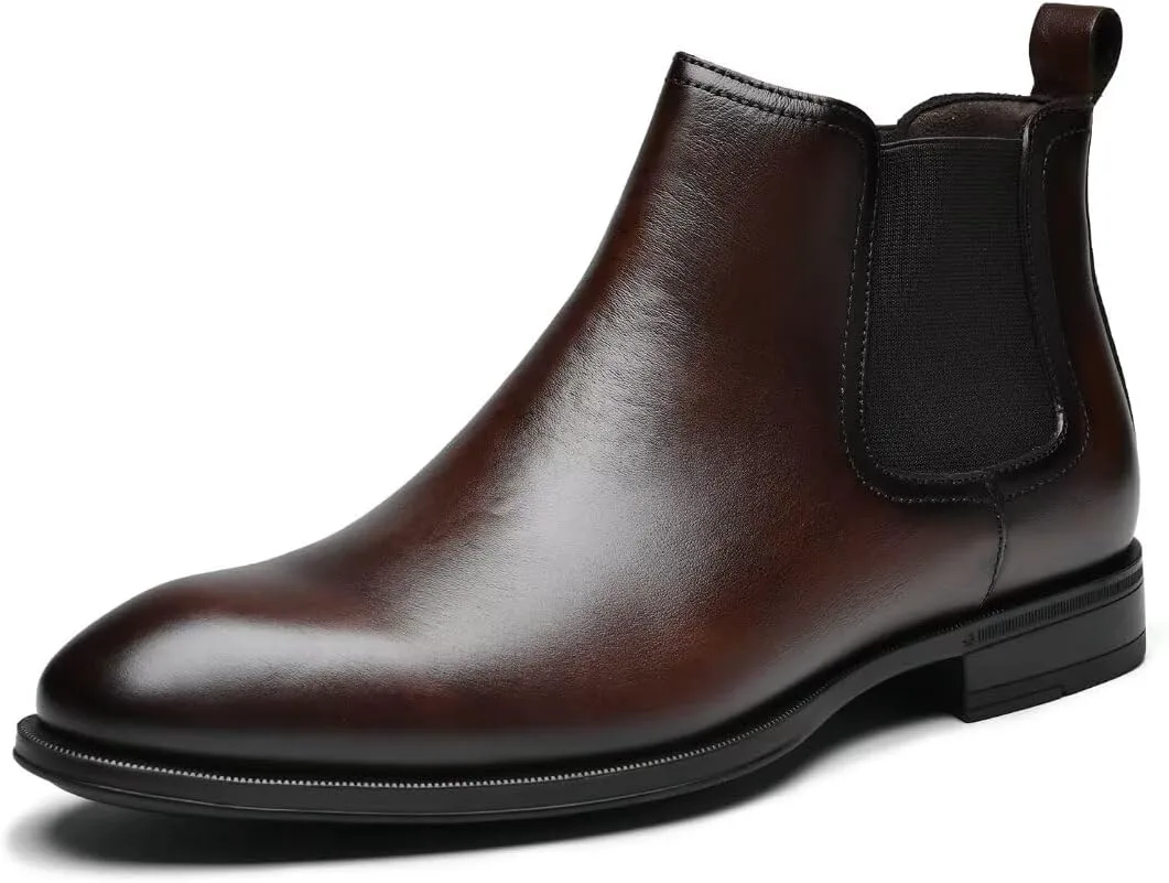 

Мужские ботинки Arkbird Chukka из натуральной кожи, классические повседневные ботинки оксфордского стиля, темно-коричневый