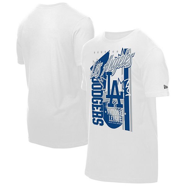 

Мужская белая футболка los angeles dodgers big graphic domestic New Era