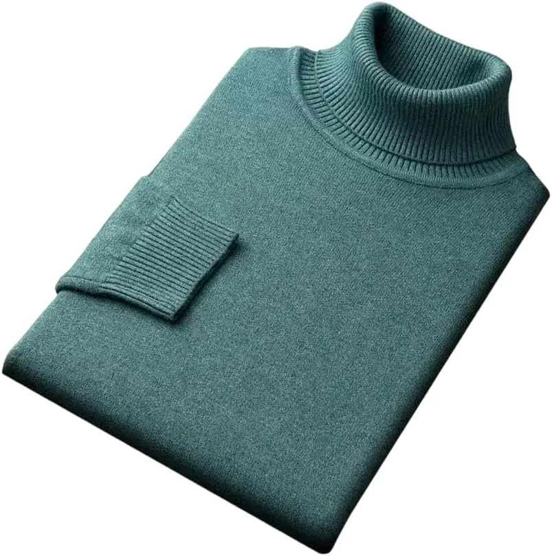 

Мужской свитер Slim Fit с высоким воротником