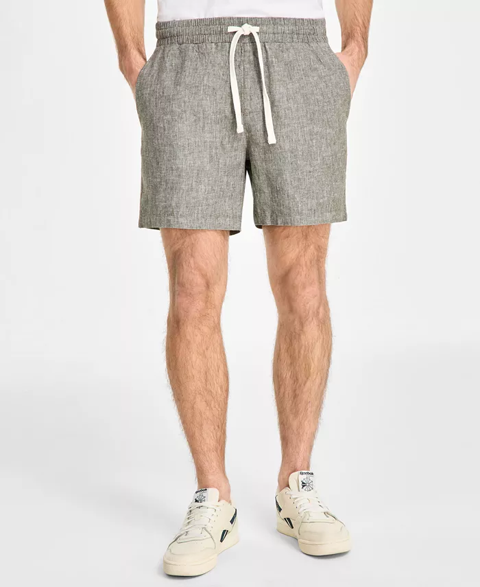 

Мужские шорты Chase Regular-Fit длиной 6 дюймов из смесового льна Sun + Stone, зеленый