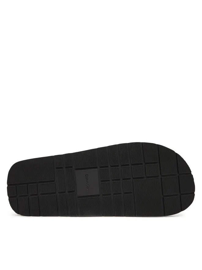 Calvin Klein Черные мюли Ess Diecut Xcross Wb Aop HM0HM02093 — фото 4