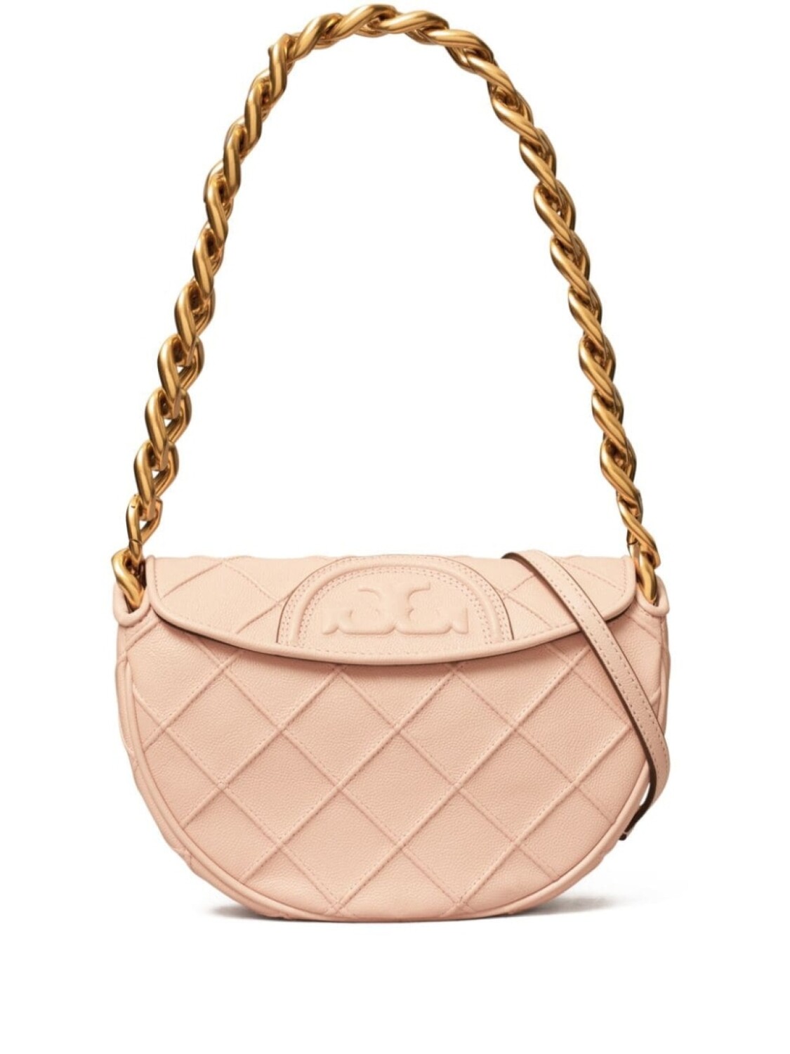 

Tory Burch мини-сумка на плечо Fleming Crescent, розовый