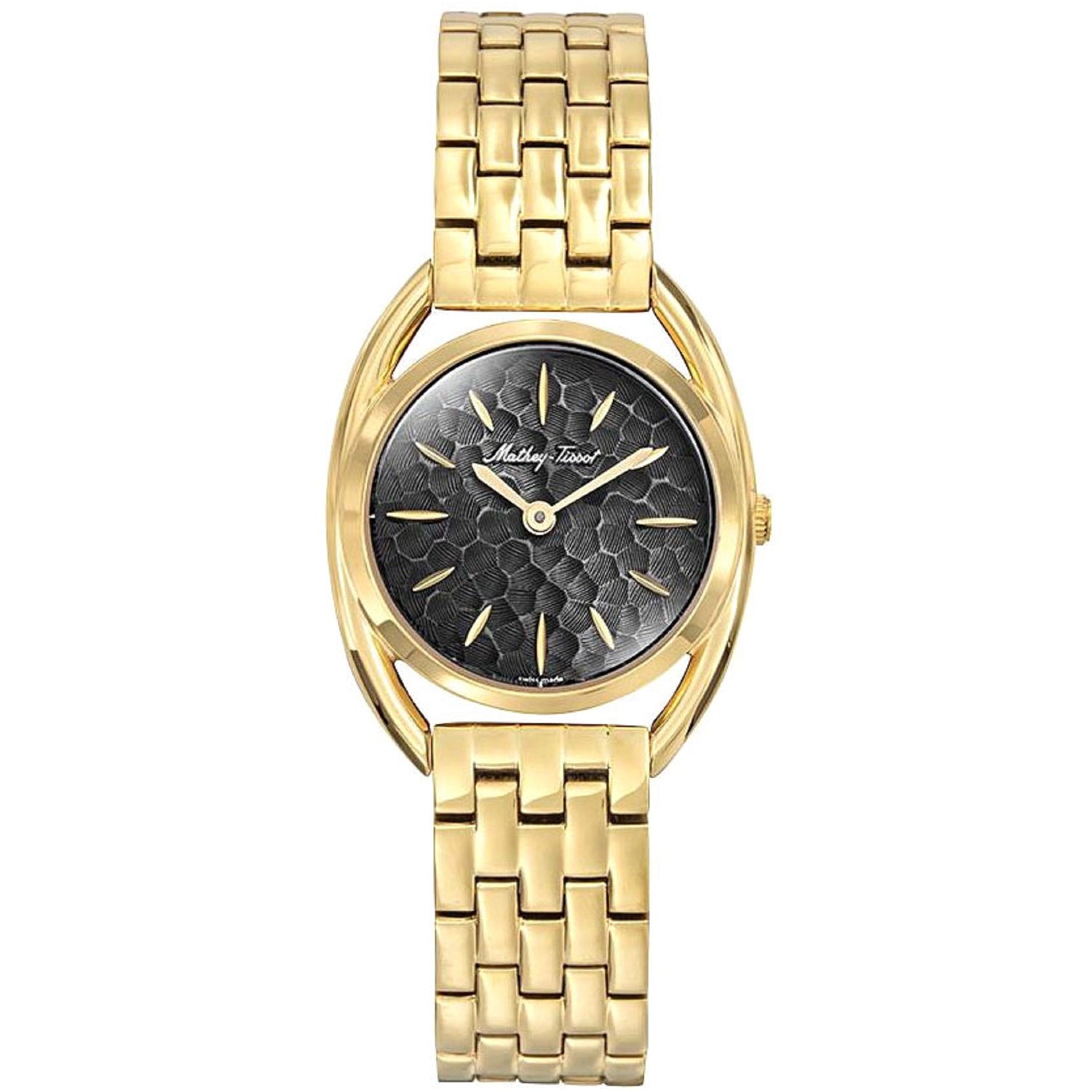 

Женские часы Mathey Tissot Saphira с черным циферблатом