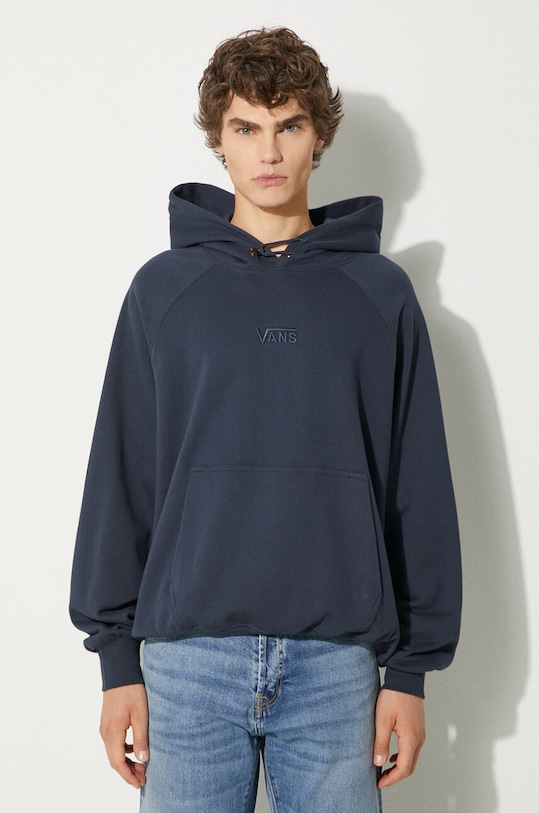 

Премиальная хлопковая толстовка Premium Classics LX Hoodie Fleece Vans, темно-синий