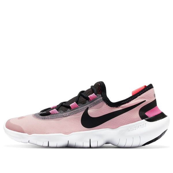 

Кроссовки бесплатно rn 5.0 2020 Nike, черный/розовый