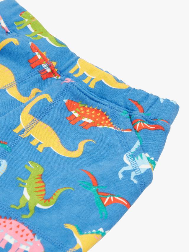 Детские джинсы Malpas с принтом динозавра из органического хлопка Frugi, Cobalt — фото 4
