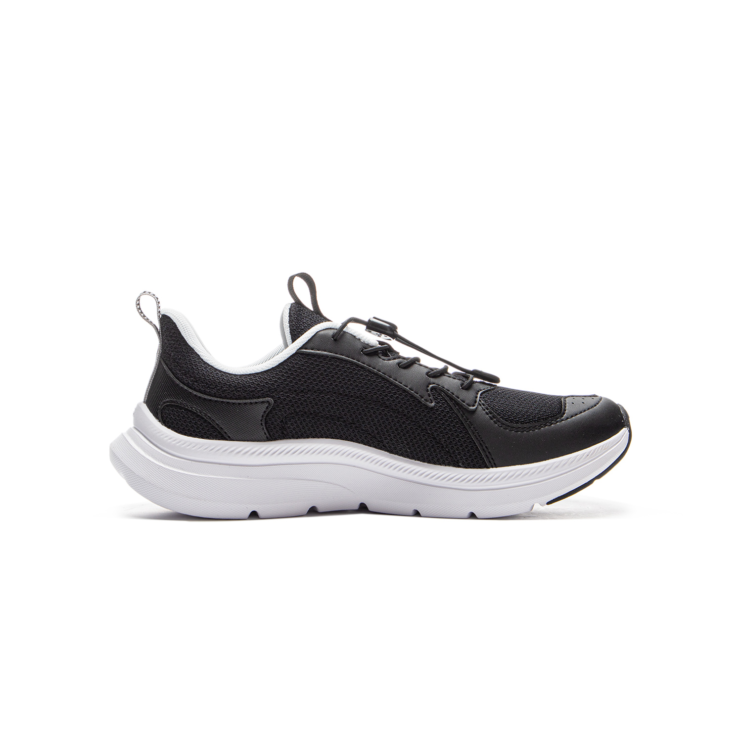 LINING YOUNG Низкие детские беговые кроссовки black/standard white kids' — фото 3