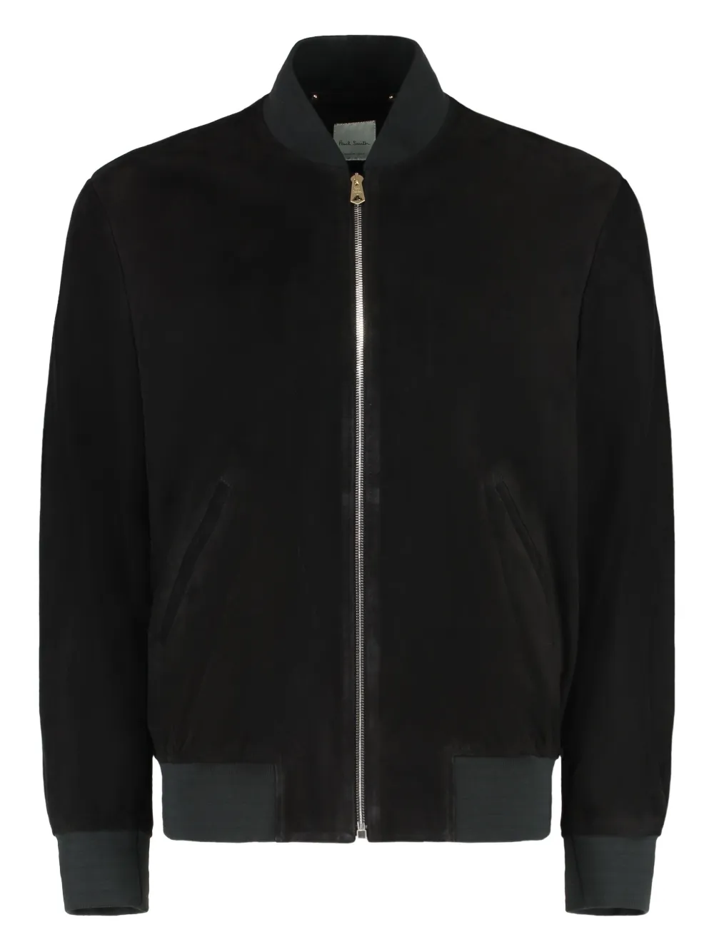 

Замшевая куртка-бомбер на молнии Paul Smith, черный