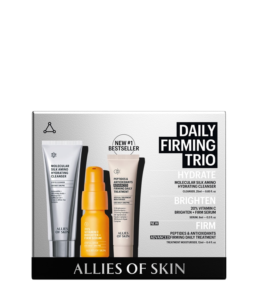 

Набор для ухода за лицом ALLIES OF SKIN Daily Firming Trio Anti Aging Skincare Kit, 1 шт.